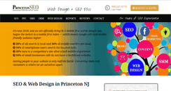 Desktop Screenshot of princetonseo.com